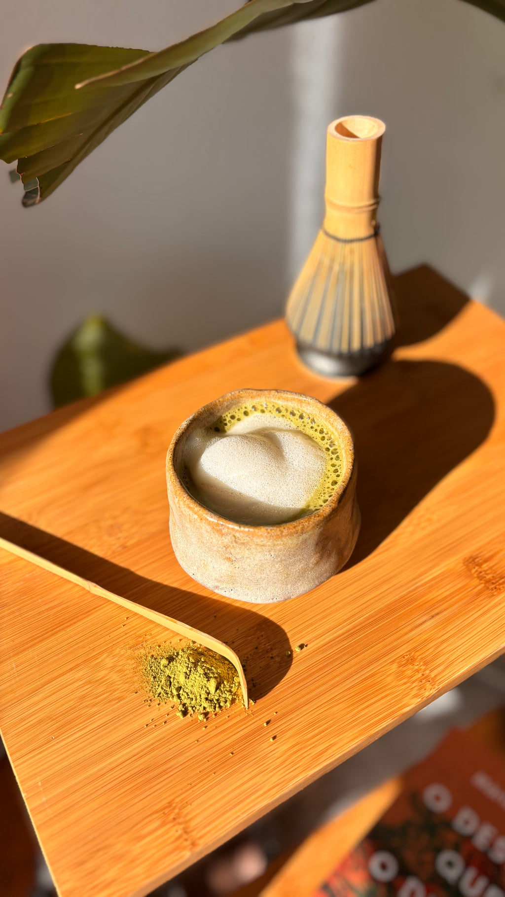 Matcha Cup in Use