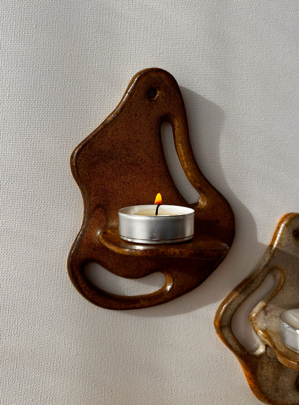 Candle Holder in Use